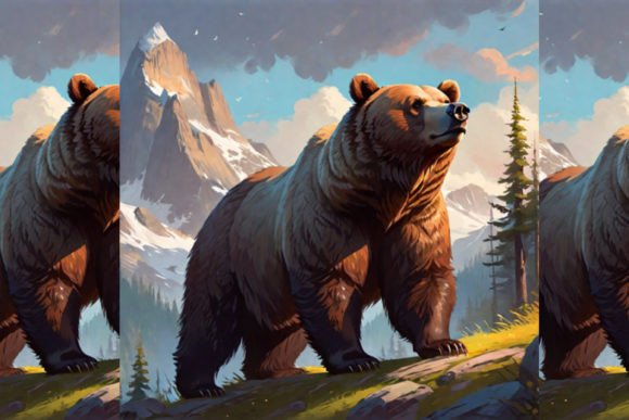 Bear in Forest Animal: A Typestyle for Distinctive Branding