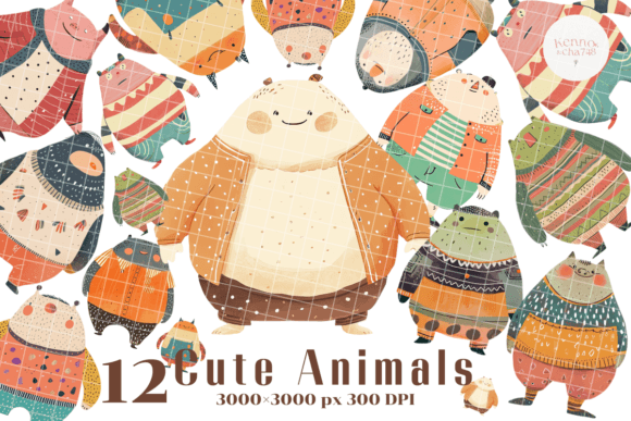Charming Visuals: The Power of Cute Animal Clipart
