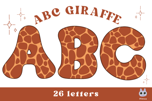 Giraffe Skin Alphabet Letter Cute Animal: A Designer's Guide