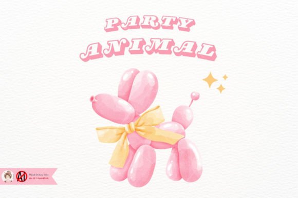 Party Animal PNG, Sublimation Design for Creative Projects