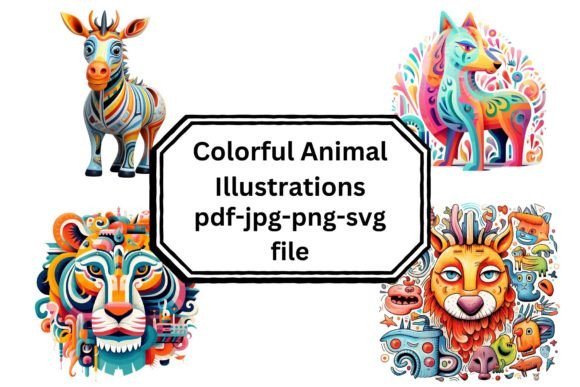 The Visual Language of Wildlife: Colorful Animal Illustrations