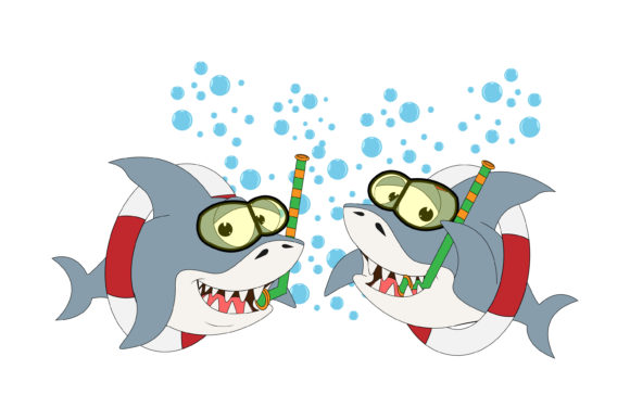 Unleashing the Charm of Cute Shark Animal Cartoon
